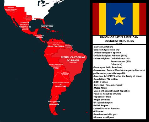 Socialist Latin America : r/imaginarymaps