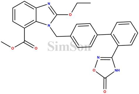 Azilsartan kamedoxomil Impurity II | CAS No- 147403-52-9 | Simson ...