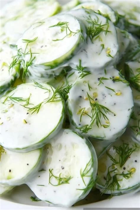 Dill Cucumber Salad - Easy Keto-Friendly Recipe - CookBakeShare