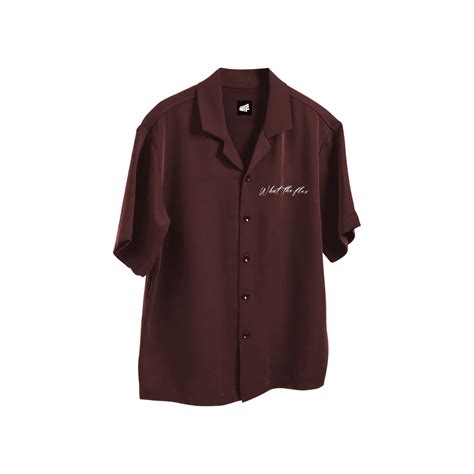 BROWN FACE OF GOD Bowling Shirt – WHAT THE FLEX