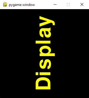 Pygame Rotate 的图像结果