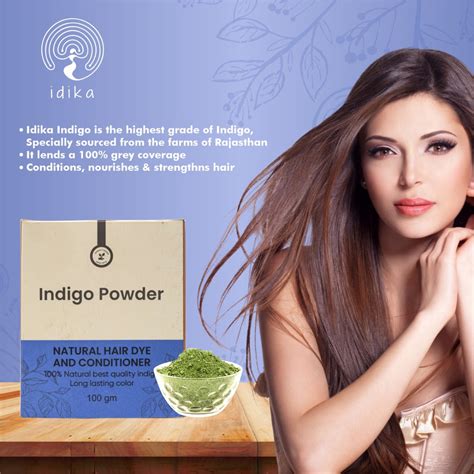 Buy Natural Indigo Powder for Hair Color - Idika – IDIKA