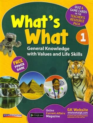 Viva, What's What Class - 1 General Knowledge With Values And Life ...