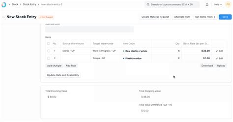 Production Scrap Management