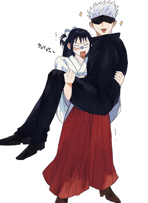 gojou satoru and iori utahime (jujutsu kaisen) drawn by matchi_(ginger ...