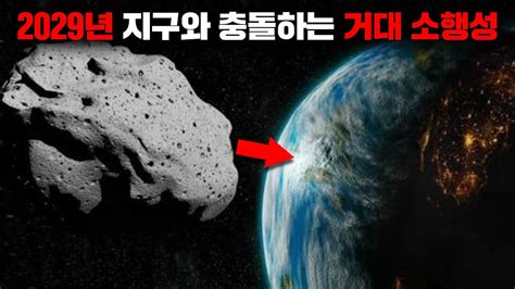 2029년 지구와 충돌할 예정인 거대 소행성 