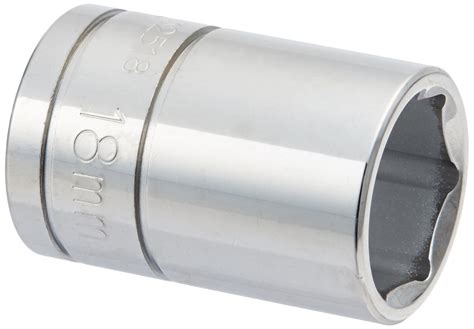 Williams 32518 1/2-Inch Drive 6 Point Shallow Socket, 18mm : Amazon.in ...