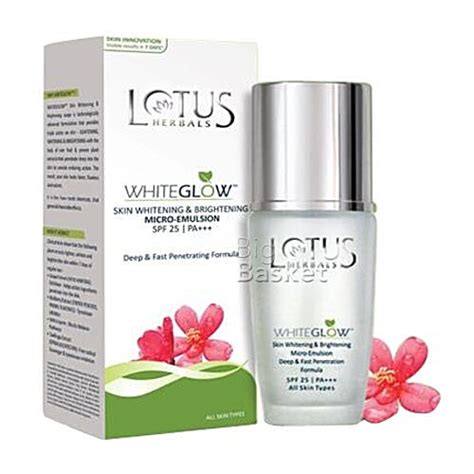 Buy Lotus Herbals White Glow - Skin Whitening & Brightening Micro ...