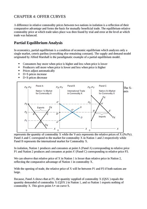 Chapter 4 - Offer Curves - CHAPTER 4: OFFER CURVES A difference in ...