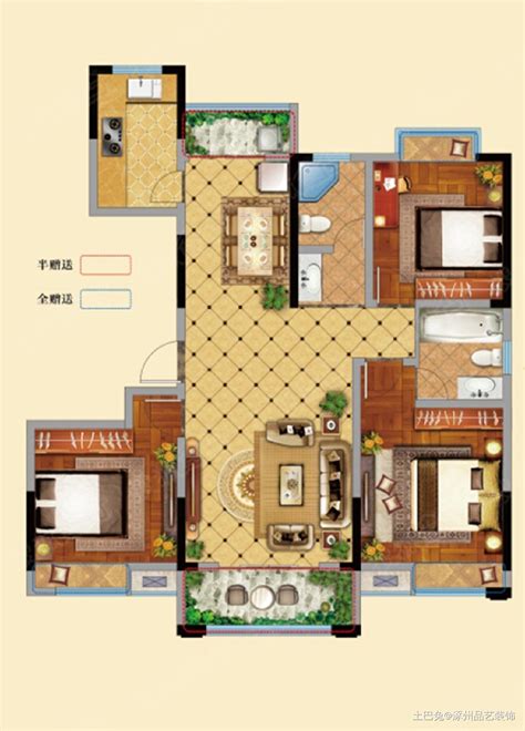 90平三房二厅二卫新成屋餐厅装修效果图2014图片_太平洋家居网图库