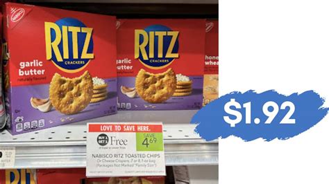 $1.92 Ritz Crackers at Publix :: Southern Savers