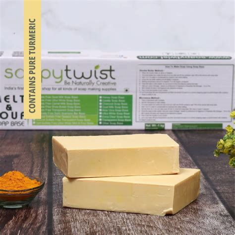Turmeric Melt & Pour Soap Base | Soap Base Price | Soap Ingredients