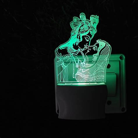 Buy Talgo Radha Krishna 3D Optical Illusion Acrylic Night Lamp, 7 ...