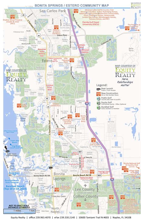 Florida Map Bonita Springs