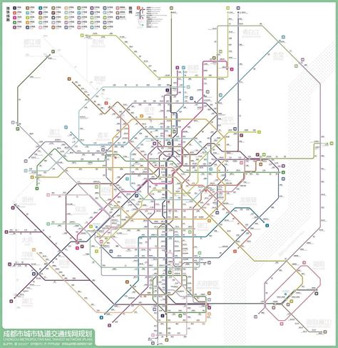 成都2030年地铁规划图,成都地铁19号线,成都市2035城市规划图_大山谷图库