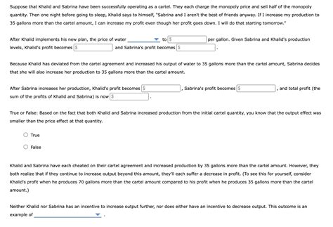 Solved 3. Breakdown of a cartel agreement Consider a town in | Chegg.com