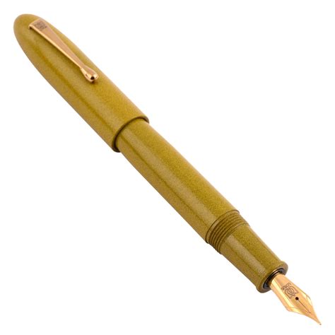Lotus Shikhar Ebonite Fountain Pen - Yellow GT – Makoba
