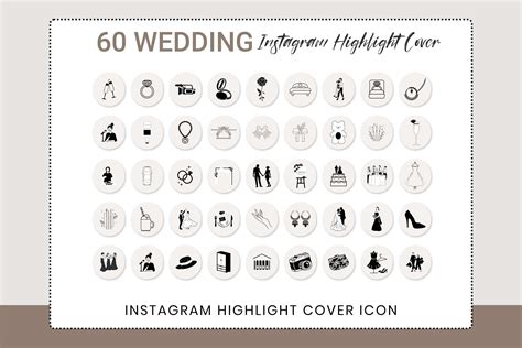 Wedding Instagram Highlight Cover | SnapyBiz