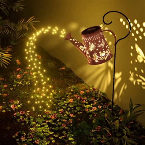 Image result for Watering Can Solar String Lights