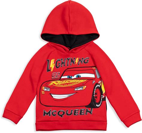 Buy Disney Pixar Cars Lightning McQueen Hoodie Toddler to Big Kid ...