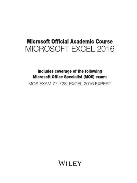 Image result for Course for Excel 2016 Free with PDF