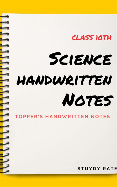 Image result for Notes of Class 10 Science Book PDF