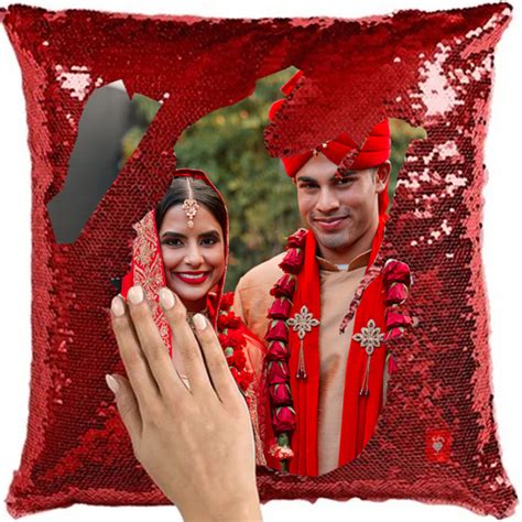 Valentine Day :: Customized Sequin Cushion