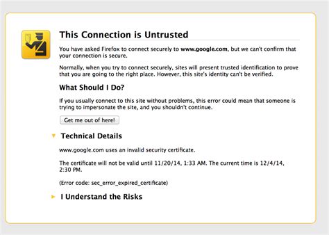 Image result for Error Code SEC Error Expired Issuer Certificate