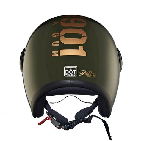 Jet Open Face MLG Helmet with Visor - Green | Royal Enfield Store