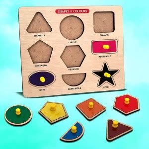 Plus Shine Learn Early Geomatric Shapes With Puzzle Board Game Sorting ...