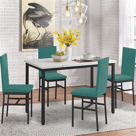 Rosebell - Dining Table Set for 4- Space Saving Kitchen Table and ...