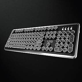 Azio Retro Typewriter Inspired Mechanical Keyboard Vintage Design W ...