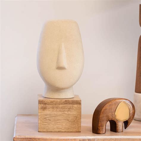 Firm Face Ceramic Sculpture - Ellementry – ellementry