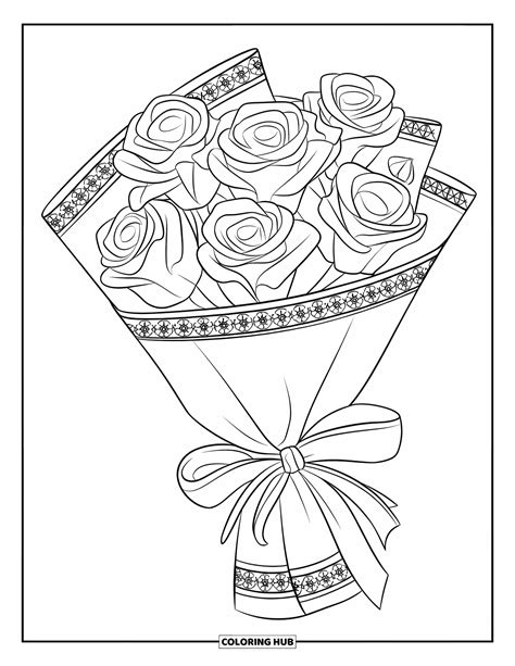 110+ Rose Coloring Pages for Kids & Adults (Free Printable PDFs)