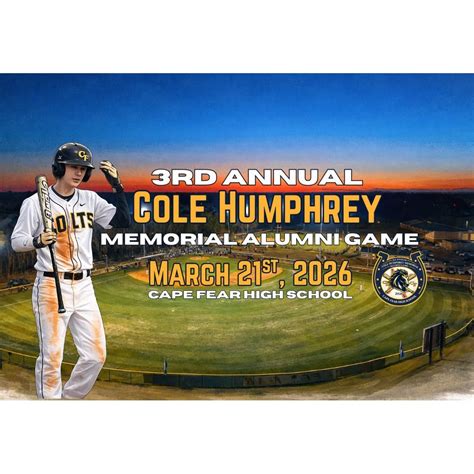 3rd Annual Cole Humphrey Memorial Alumni Game, Cape Fear High School ...