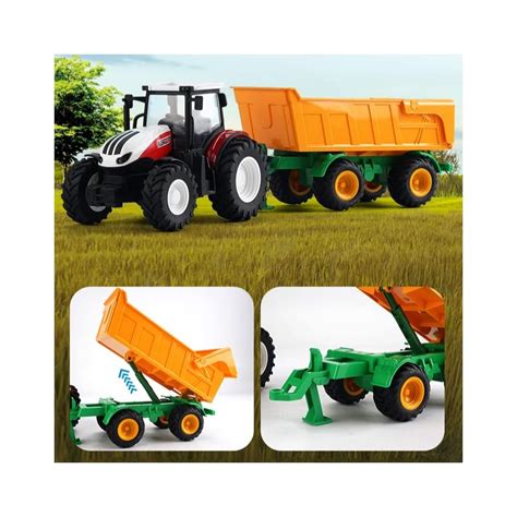 HYRENEE Peagprav RC Tractor Remote Control Truck with India | Ubuy