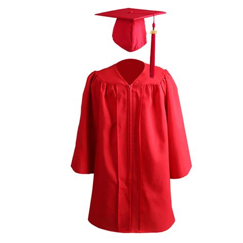 Buy Graduation Gown and Cap for Kids M L XL XXL,Children Bachelor Gown ...