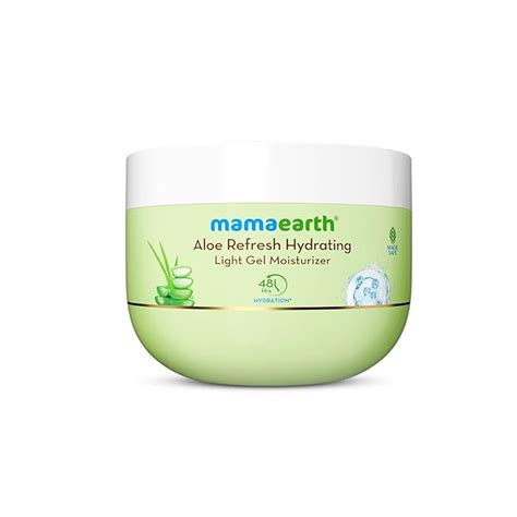 Mamaearth Aloe Refresh Hydrating Light Gel Moisturizer with Aloe Vera ...