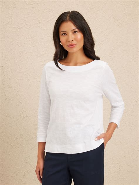 Marina 3/4 Boat Neck Tee