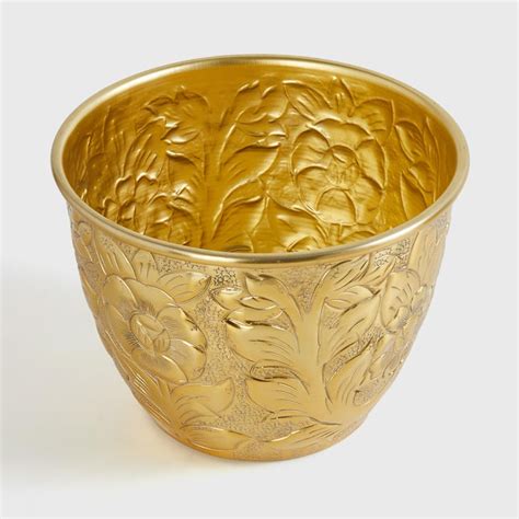 Buy Corsica Eden Metal Embossed Planter from Corsica by Home Centre at ...