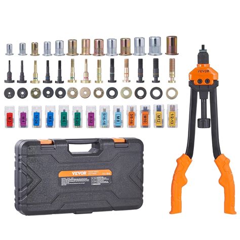 VEVOR 16" Rivet Nut Tool, Labor-Saving Rivnut Tool Kit with 13PCS ...