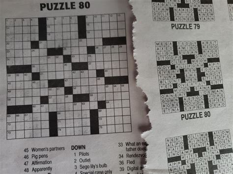 Crossword misprint : r/mildlyinfuriating