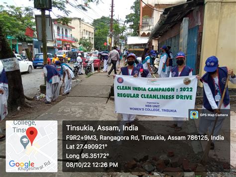 Clean India Campaign, Women's College, Tinsukia