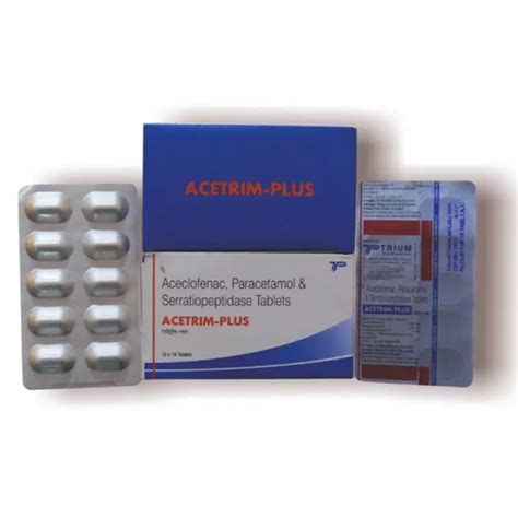 ACETRIM PLUS TABLETS 10'S - Trium Pharmaceuticals