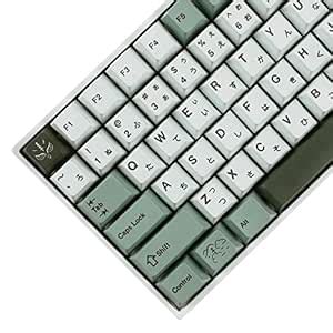 142 Dense Fog Keycaps Dye-Sub Thick PBT Cherry Profile Key caps for TKL ...