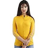 Buy FAB STAR- LOOK GREAT FEEL GREAT.Women's Plain Regular fit top ...