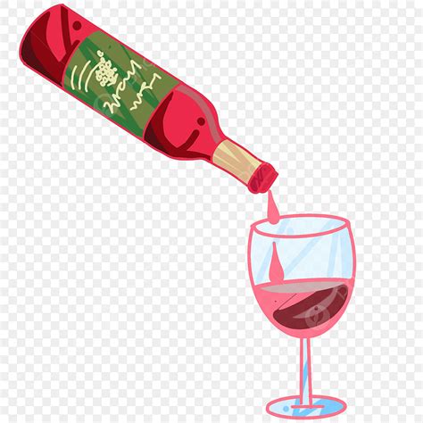 Pouring Wine Bottle Clipart Hd PNG, Pouring Wine Bottle Wine Glass ...