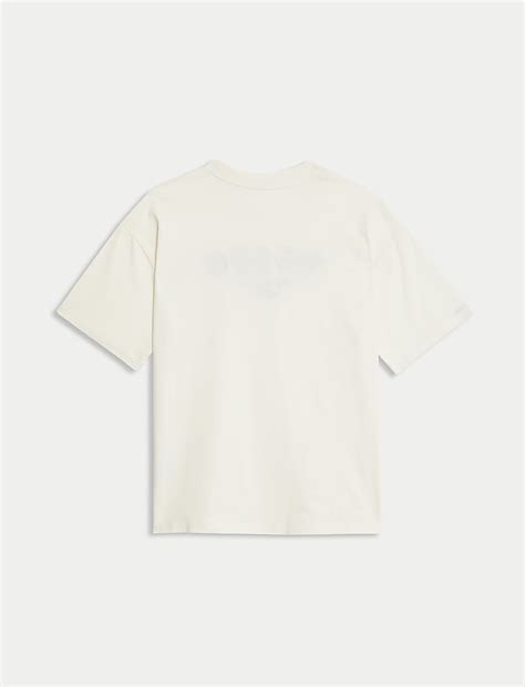 Buy Pure Cotton Embroidered T-Shirt (6-16 Yrs) at Marks & Spencer
