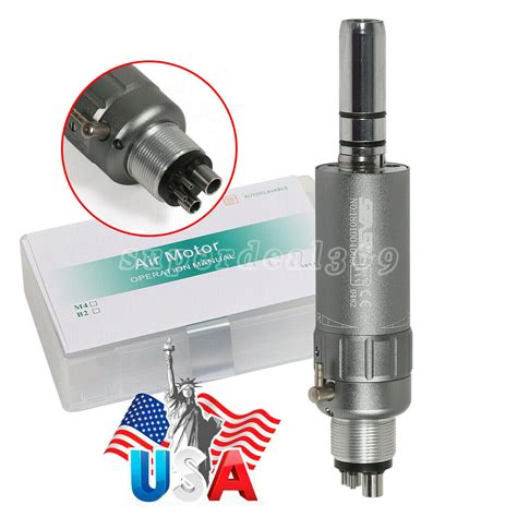 Buy Dental slow low speed push button contra angle air motor 2/4holes ...