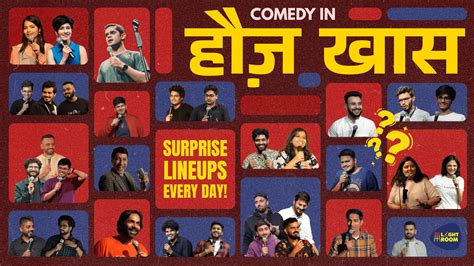 Book tickets to Comedy In Hauz Khas : A Multi Comic Lineup Show